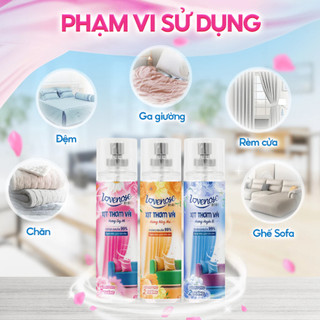 Bình Xịt Thơm Vải Nước Hoa Lovenose 260ml – Khử Mùi Quần Áo Công Nghệ Nhật Bản, Lưu Hương Dài Lâu | GigaMax Home