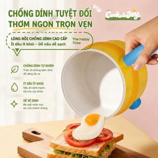 Nồi Lẩu Điện Mini Đa Năng 1.5L ANREE - 2 Tầng Chống Dính - Hấp, Luộc, Chiên Xào, Nấu Lẩu, Mì