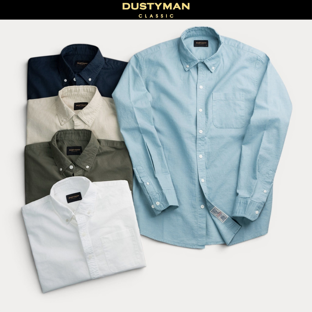 Sơ Mi Linen Nam Radley Dustyman,Vải Linen Cao Cấp,Thoáng Mát,Form Regular Fit