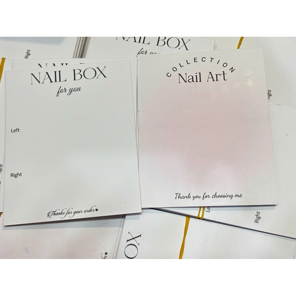 Bìa Nailbox 2 mặt basic- cỡ 9x11