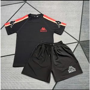 Set bộ thun nam , set bộ thun thể thao nam nữ , phối in họa tiết trend , vải cotton mềm mịn co dãn thoáng mát Menswear