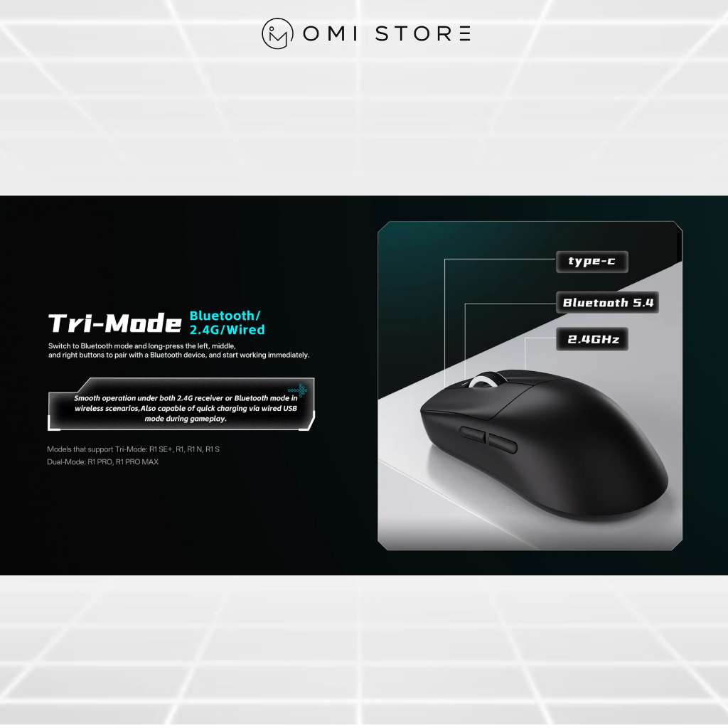 Chuột Gaming Không Dây VXE R1 SE+ / R1S / R1 Pro / R1 Pro Max - BH 12 Tháng | BigBuy360 - bigbuy360.vn