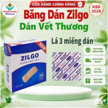 [QUÀ TẶNG] Miếng Băng dán cá nhân ZILGO Ego Dán Vết Thương, Băng Cá Nhân Sơ Cứu Vết Thương - Lá 3 miếng