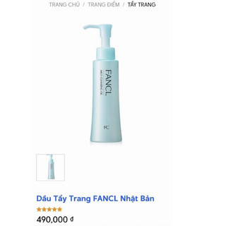 Dầu tẩy trang Nhật Bản nhũ hóa sạch sâu FANCL Mild Cleansing Oil 120ml