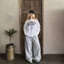 Áo Thun Tay Dài Boxy '' Longsleev With Me '' Form Unisex 250Gsm Cotton CUTESTU