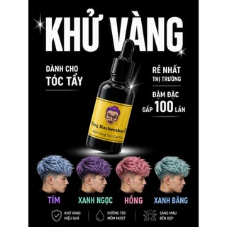 khử tóc supper siêu cấp Tím,hồng,xanh cho barber salon siêu đậm đặc