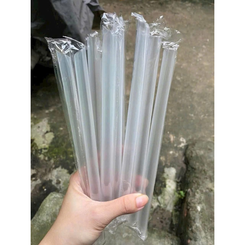 400g Ốnghút phi 6-8-12 có bọc màng BOPP dùng một lần
