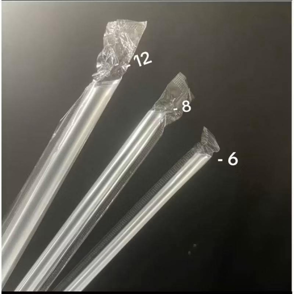 400g Ốnghút phi 6-8-12 có bọc màng BOPP dùng một lần