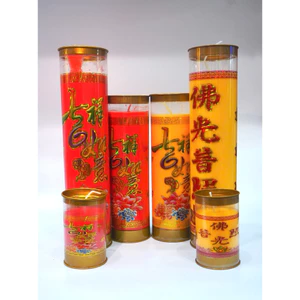 Cặp Đèn Cầy Nến Sáp Bơ Thời Gian Thắp 1 Ngày, 3Ngày, 5 Ngày, 7 Ngày