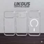 Ốp Lưng Trong Suốt LIKGUS Crystal Clear - Mặt Lưng PC Chống Ố, Viền TPU Chống Sốc, Tích Hợp Magnetic Cho iP