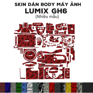Skin 3M dán Lumix GH6 (Nhiều mẫu) | Miếng film dán chống bám bẩn cho body máy ảnh