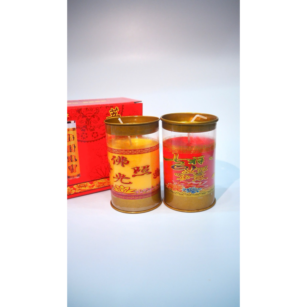 Cặp Đèn Cầy Nến Sáp Bơ Thời Gian Thắp 1 Ngày, 3Ngày, 5 Ngày, 7 Ngày