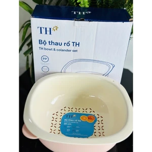 Bộ thau rỗ vuông inochi 28cm. HKM TH