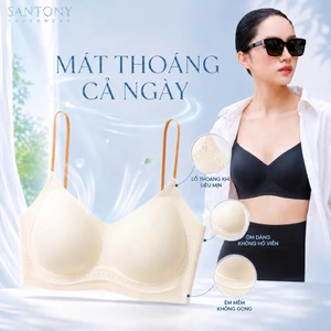 Áo Lót Nữ Áo Bra Nữ Không Gọng - Hương Hoa Sơn Trà - Mỏng Nhẹ Thoáng Khí, Không Lộ Viền