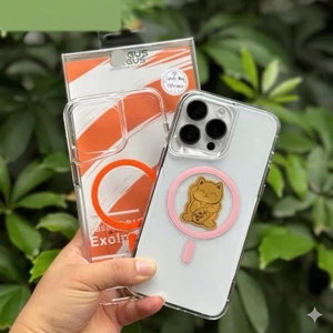 Ốp Lưng Likgus Candy Cho iPhone 12 Đến 16 Pro Max - Nhựa Cứng Trong Suốt Chống Ố, Nút Kim Loại, Sạc Magsafe