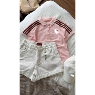 Áo Thun Nữ Polo Ngắn Tay Trơn Basic QCCC Cao Cấp
