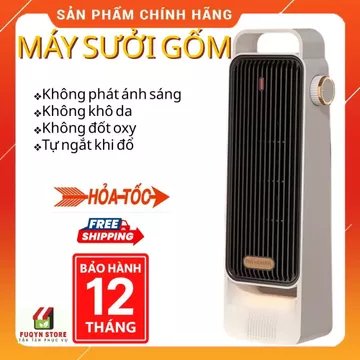 Máy sưởi gốm CERAMIC XH2001 đa năng, đèn sưởi nhà tắm Quạt sưởi máy sưởi hồng ngoại cao cấp 3 bóng BH 12 tháng