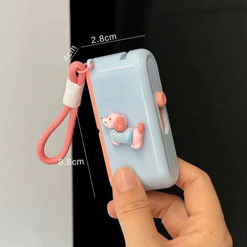 Hộp đựng tăm chỉ nha khoa tự động hộp có nút nhấn tự động thông minh nhựa ABS cao cấp