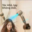 Giá Treo Máy Sấy Tóc Xoay 360° Dán Tường – Rảnh Tay Sấy Tóc, Decor Dễ Thương, Không Khoan Đục