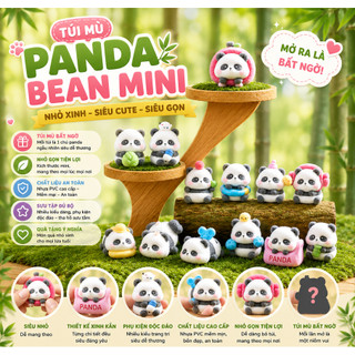 Túi Mù Panda Bean Mini Blind Bag Gấu Trúc Mini Đồ Chơi Dễ Thương Đồ Sưu Tầm Ngẫu Nhiên
