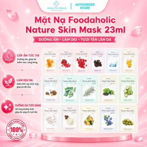 Mặt Nạ Giấy FOODAHOLIC Nature Skin Mask 23ml – Cấp Ẩm, Dưỡng Da, Thư Giãn