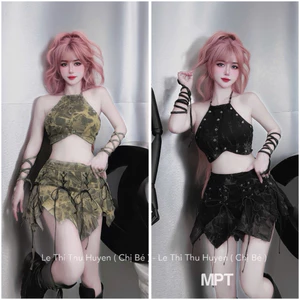 🔱 Set bò yếm loang