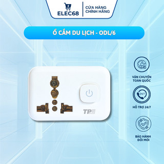 Ổ Cắm Du Lịch TPE ODL/6, 1 Ổ Cắm 3 Chấu, 1 Công Tắc On/Off - thietbidienelec68