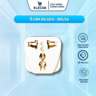 Ổ Cắm Du Lịch TPE ODL/1A, 1 Ổ Cắm 3 Chấu, Cổng Chuyển Đổi Chấu Cắm - thietbidienelec68