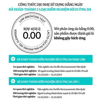Sữa rửa mặt rau má TRUTH OF BEAUTY Lacto-Cica pH Balancing Gel Cleanser cân bằng pH, làm sạch dịu nhẹ 200ml
