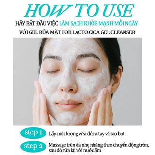 Sữa rửa mặt rau má TRUTH OF BEAUTY Lacto-Cica pH Balancing Gel Cleanser cân bằng pH, làm sạch dịu nhẹ 200ml