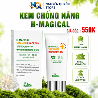 Kem Chống Nắng H-MAGICAL Vitamin Sun Cream SPF50+ PA++++ Dưỡng Ẩm, Nâng Tông Nhẹ, Bảo Vệ Da-Nguyễn Quyên Store