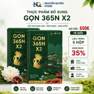 Cốm Uống Gọn 365N X2, Cải Thiện Hiệu Quả Vấn Đề Cân Nặng Thanh Lọc Cơ Thể-Nguyễn Quyên Store