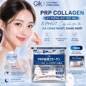 Hàn Quốc【Buy 1 get 21】Mặt Nạ PRP Collagen(cho da nhạy cảm)GIK,B3B5 trắng da mặt,Giúp Cấp Ẩm,Phục Hồi