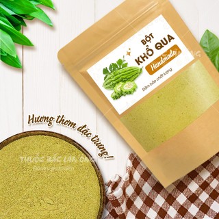 Bột khổ qua 100g, bột mướp đắng rừng nguyên chất đắp mặt, pha uống, thanh lọc cơ thể