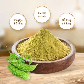 Bột khổ qua 100g, bột mướp đắng rừng nguyên chất đắp mặt, pha uống, thanh lọc cơ thể