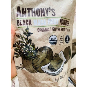 Organic Black Maca Root Powder,Bột Maca đen Anthony's 454g