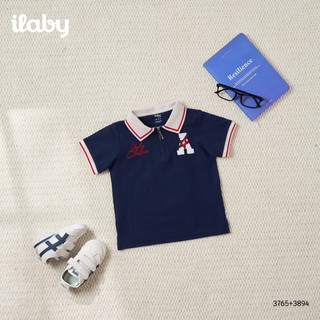 Mix set bộ bé trai ILABY HCM áo polo cotton phối viền và quần short kaki túi hộp [3765+3894]