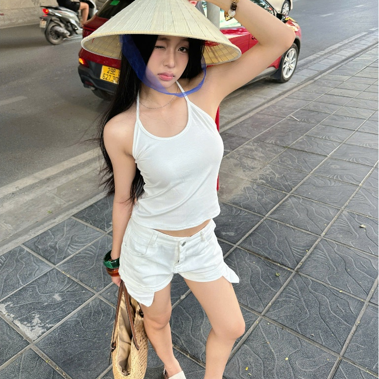 HTIQUE - DEAL mở bán Quần sooc jeans denim cá tính, Quần đùi jeans hai túi phong cách street style QB09