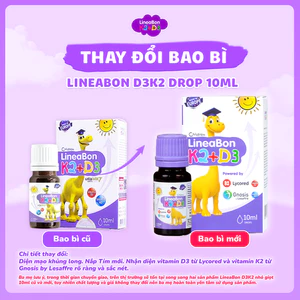 Thực phẩm bảo vệ sức khỏe LineaBon K2 + D3 (Chai 10ml)