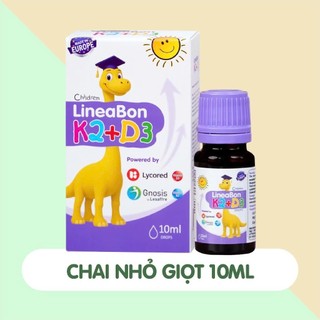 [HSD 05.2027] Combo 2 chai Dung dịch LineaBon K2 + D3 hỗ trợ phát triển xương và răng chai 10ml