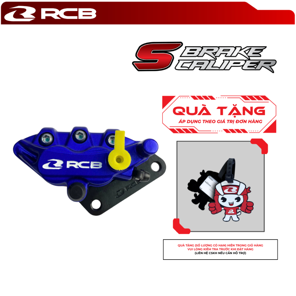 Heo dầu trước RCB S Series 2 piston – Bản 2 tone (trước màu – sau đen)