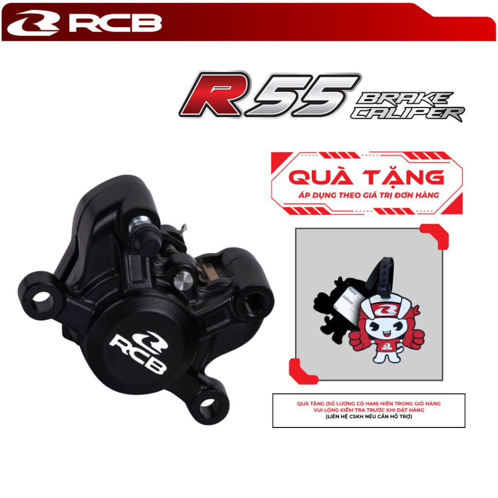 Heo Dầu Trước RCB R55 – 2 Piston – Lắp Được Cho Nhiều Dòng Xe Máy