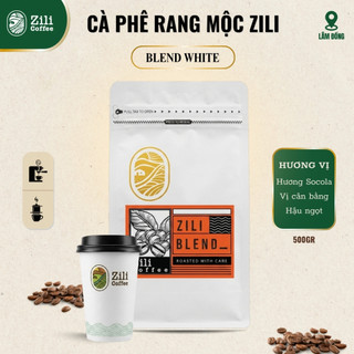 [HƯƠNG CHOCOLATE] Cà Phê Nguyên Chất Robusta x Arabica  - ĐẬM VỊ, HẬU BÉO - Zili Coffee [Túi 500g]