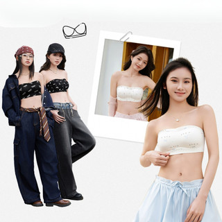Combo 2 Áo Ngực Su Nữ Quây Ngang Có Lớp Silicon Chống Tuột, Áo Lót Không Gọng Co Dãn Tốt King Shop A-620