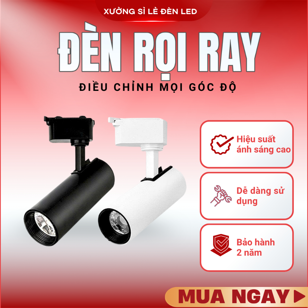 [Thẻ bảo hành kèm thư cảm ơn] Bảo hành 2 năm đèn dowlight, đèn ốp nổi, đèn ống bơ, đèn rọi ray