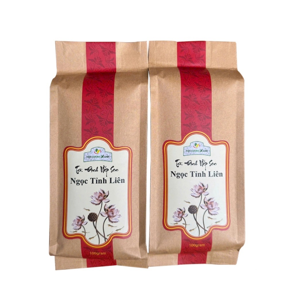Trà Đinh Ướp Sen Ngọc Tỉnh Liên 100gr - TÂN CƯƠNG XANH