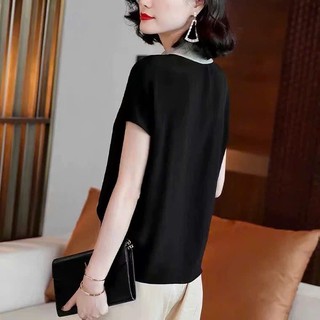 (THANH LÝ LẺ SIZE) Áo Sơ Mi Đen Thiết Kế Cổ Vuông Lịch Sự SM40