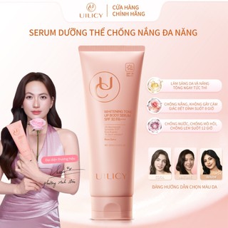 Tinh chất Hỗ trợ dưỡng trắng nâng tông UILICY – Chống nắng SPF30 PA+++ Serum dưỡng thể Serum Hỗ trợ làm trắng da toàn