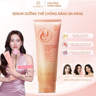 Serum Chống Nắng Trắng Da UILICY 200ml SPF30 PA+++ - Nâng Tông Tức Thì, Tự Nhiên, Phù Hợp Cho Tone Ấm, Không Bết Dính