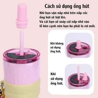 Cốc Giữ Nhiệt LUMI RuBy Phủ Sứ 710ml Giữ Nóng Lạnh Trên 12H Đa Màu Sắc, Quai Xách Móc Treo, Ống Hút